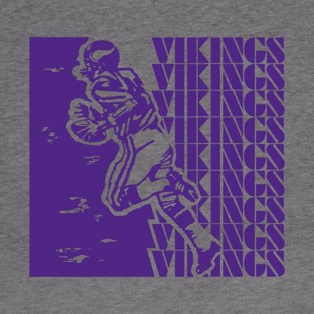 Retro VIkings design purple by DarthBrooks